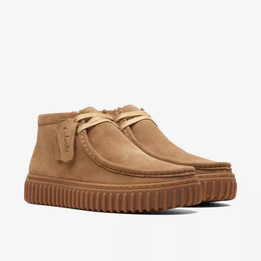 Torhill Hi Stiefeletten aus dunkelsandfarbenem Wildleder Torhill Hi Stiefeletten aus dunkelsandfarbenem Wildleder