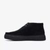 Torhill Hi Stiefeletten aus schwarzem Wildleder