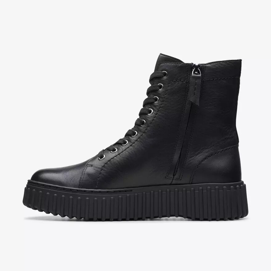 Torhill Rise Damen-Stiefeletten aus schwarzem Leder (US-Größen) Torhill Rise Damen-Stiefeletten aus schwarzem Leder (US-Größen)