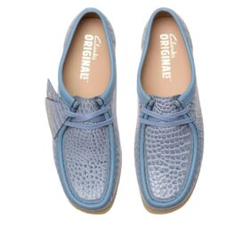 Wallabee Croc „Powder Blue“ 26180681