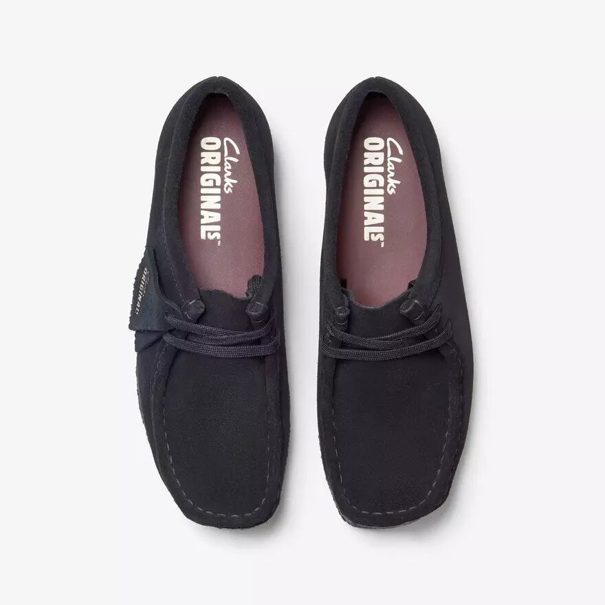 Wallabee™ Herrenschuhe aus schwarzem Wildleder Wallabee™ Herrenschuhe aus schwarzem Wildleder
