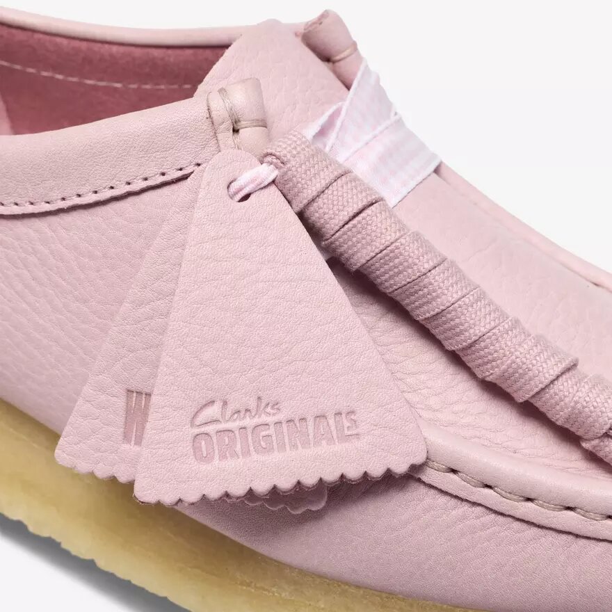 Wallabee für Damen aus Leder in Babyrosa Wallabee für Damen aus Leder in Babyrosa