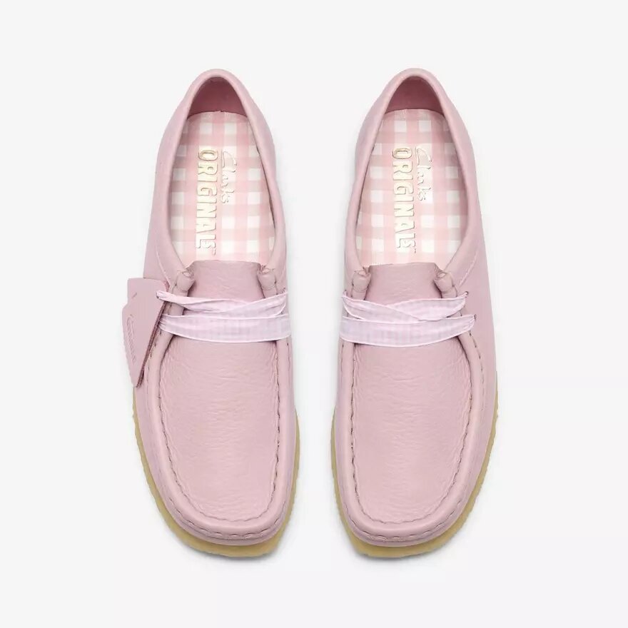 Wallabee für Damen aus Leder in Babyrosa Wallabee für Damen aus Leder in Babyrosa