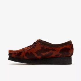Wallabee für Damen. Wallabees mit braunem Kuhfell-Print