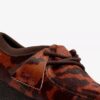 Wallabee für Damen. Wallabees mit braunem Kuhfell-Print
