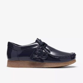 Wallabee für Jungen (Big Kid) – Marineblaue Lack-Wallabees