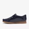 Wallabee für Jungen (Big Kid) – Marineblaue Lack-Wallabees Wallabee für Jungen (Big Kid) – Marineblaue Lack-Wallabees