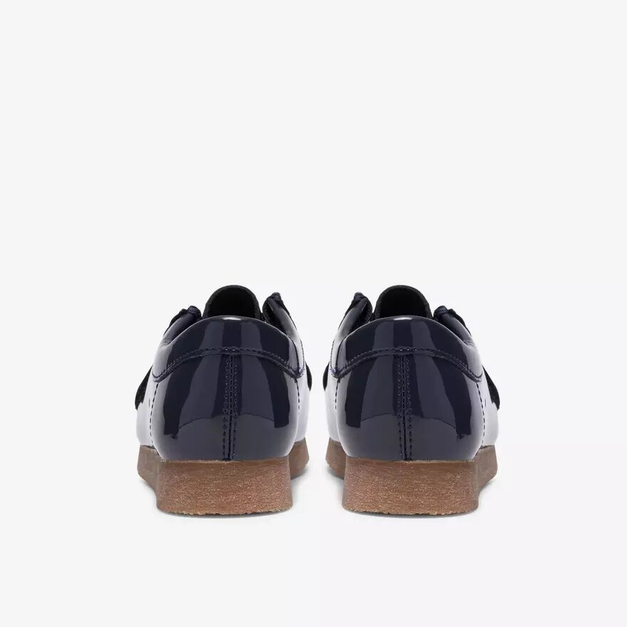 Wallabee für Jungen (Big Kid) – Marineblaue Lack-Wallabees Wallabee für Jungen (Big Kid) – Marineblaue Lack-Wallabees