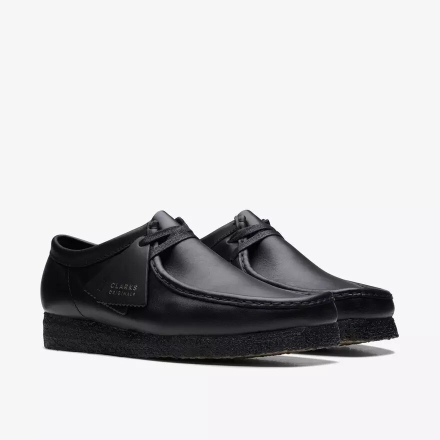 Wallabee™ Herrenschuhe aus schwarzem Leder Wallabee™ Herrenschuhe aus schwarzem Leder