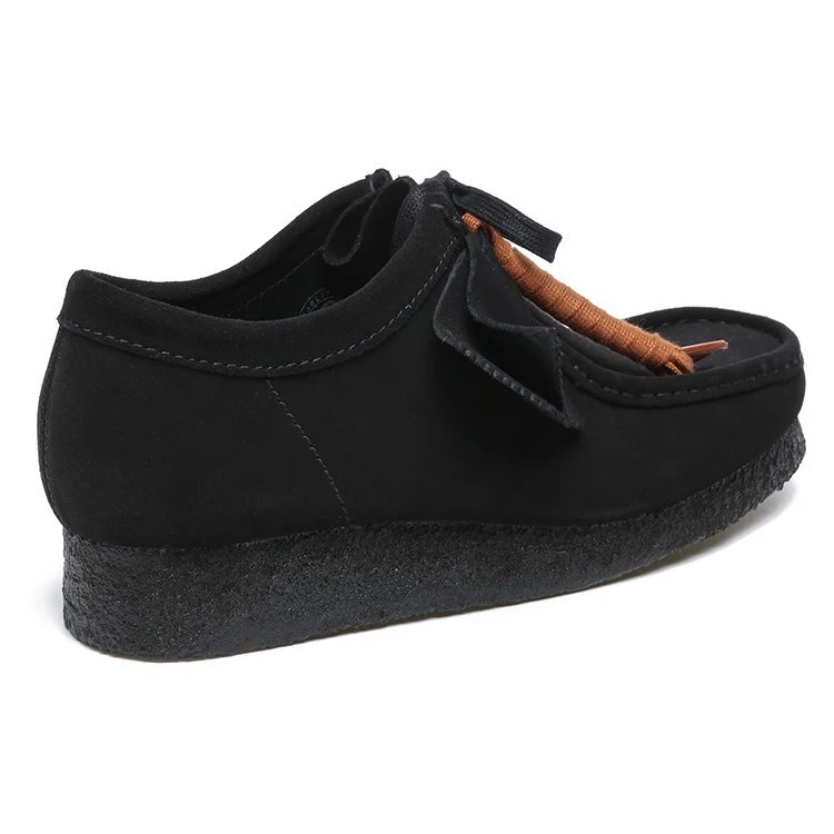 Wallabee™ Herrenschuhe aus schwarzem Wildleder Wallabee™ Herrenschuhe aus schwarzem Wildleder