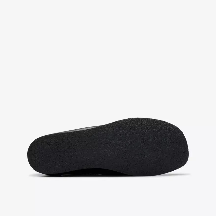 Wallabee™-Kinderschuhe aus schwarzem Leder für ältere Kinder Wallabee™-Kinderschuhe aus schwarzem Leder für ältere Kinder