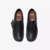 Wallabee™-Kinderschuhe aus schwarzem Leder für ältere Kinder Wallabee™-Kinderschuhe aus schwarzem Leder für ältere Kinder