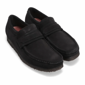 Wallabee Loafer aus Wildleder „Schwarz“ 26172503