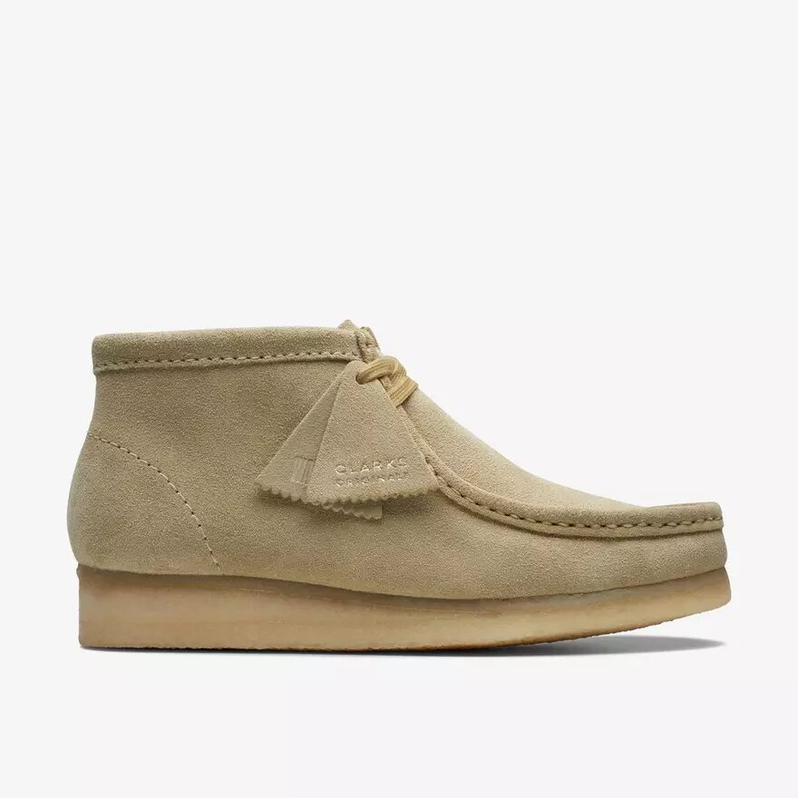 Wallabee™-Stiefel für Damen aus Maple-Wildleder Wallabee™-Stiefel für Damen aus Maple-Wildleder