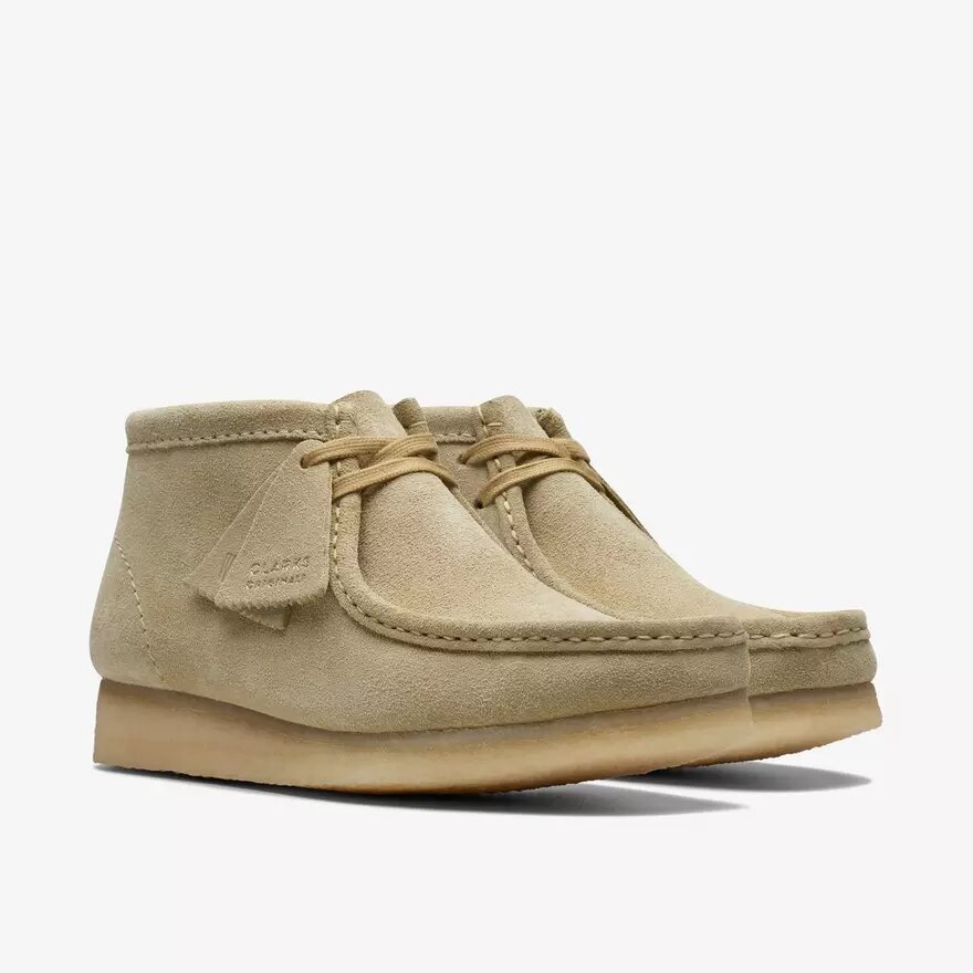 Wallabee™-Stiefel für Damen aus Maple-Wildleder Wallabee™-Stiefel für Damen aus Maple-Wildleder