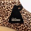 Wallabee-Stiefel für Damen mit Leopardenmuster