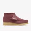 Wallabee-Stiefel für Damen. Rosabraunes Wildleder Wallabee-Stiefel für Damen. Rosabraunes Wildleder