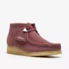 Wallabee-Stiefel für Damen. Rosabraunes Wildleder Wallabee-Stiefel für Damen. Rosabraunes Wildleder