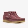 Wallabee-Stiefel für Damen. Rosabraunes Wildleder Wallabee-Stiefel für Damen. Rosabraunes Wildleder