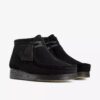 Wallabee™-Stiefel für Damen – Stiefel aus schwarzem Wildleder