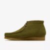 Wallabee-Stiefel für Herren aus grünem Wildleder