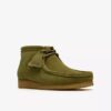 Wallabee-Stiefel für Herren aus grünem Wildleder
