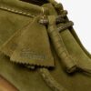 Wallabee-Stiefel für Herren aus grünem Wildleder