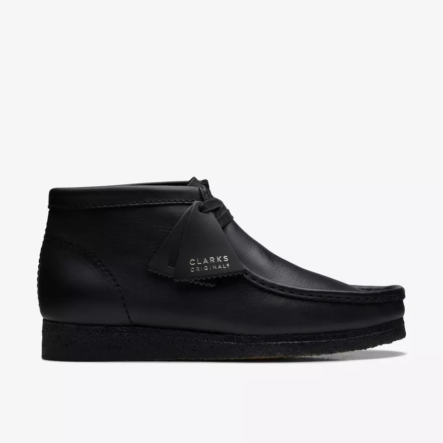 Wallabee™-Stiefel für Herren – Schwarze Lederstiefel Wallabee™-Stiefel für Herren – Schwarze Lederstiefel