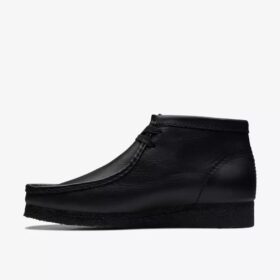 Wallabee™-Stiefel für Herren – Schwarze Lederstiefel