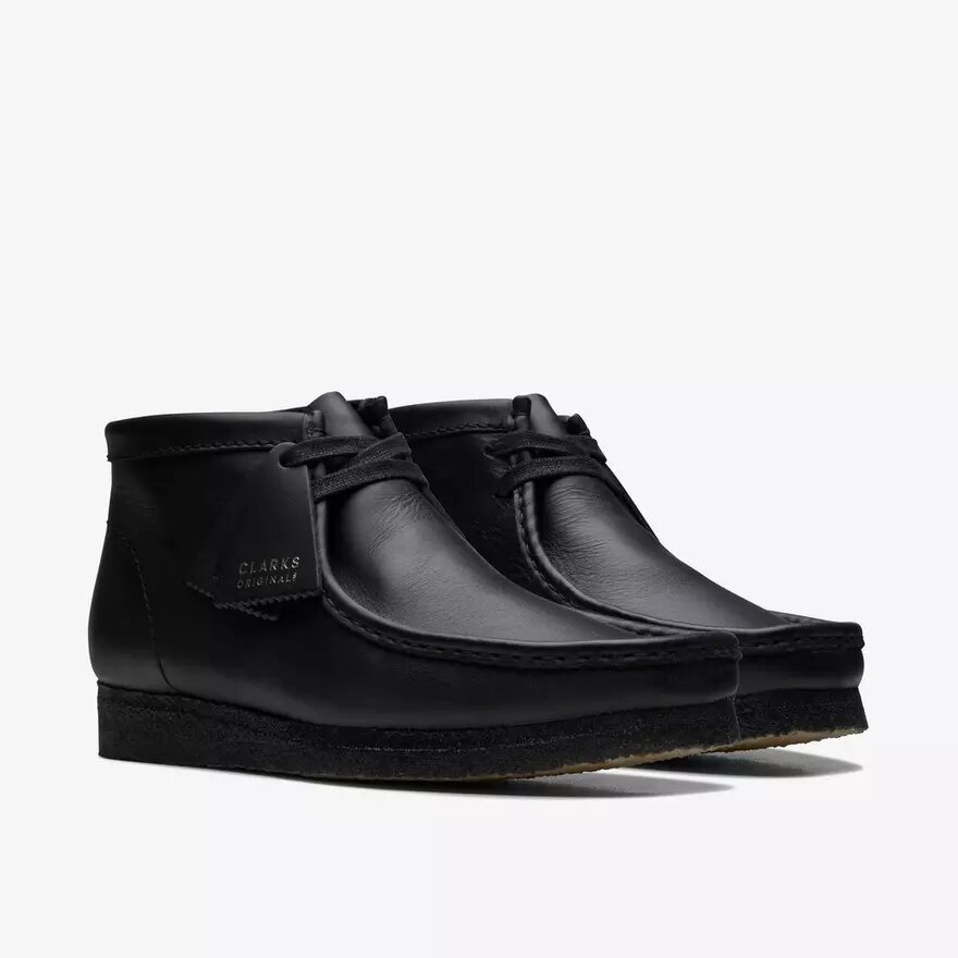 Wallabee™-Stiefel für Herren – Schwarze Lederstiefel Wallabee™-Stiefel für Herren – Schwarze Lederstiefel