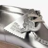 Wallabee-Stiefel für Jungen – „Big Kid“ in Silber-Lackleder Wallabee-Stiefel für Jungen – „Big Kid“ in Silber-Lackleder