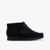 Wallabee-Stiefel für Kinder – Ältere Modelle aus schwarzem Wildleder Wallabee-Stiefel für Kinder – Ältere Modelle aus schwarzem Wildleder