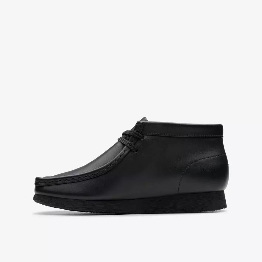 Wallabee-Stiefel für Kinder, ältere Modelle, schwarzes Leder Wallabee-Stiefel für Kinder, ältere Modelle, schwarzes Leder