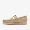 Wallabee T-Bar Mokassins für Damen aus Maple-Wildleder