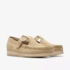 Wallabee T-Bar Mokassins für Damen aus Maple-Wildleder
