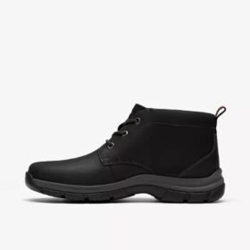 Walpath Chukka Herrenstiefel aus schwarzem Leder