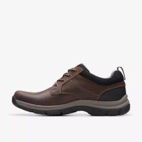 Walpath Low Herren-Schnürschuh aus braunem Leder