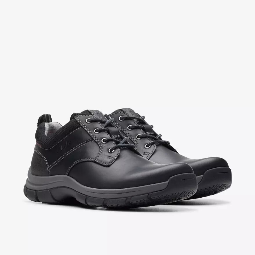 Walpath Low Herren-Schnürschuh aus schwarzem Leder Walpath Low Herren-Schnürschuh aus schwarzem Leder