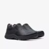 Walpath Step Herren-Loafer aus schwarzem Leder Walpath Step Herren-Loafer aus schwarzem Leder