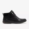 Wasserdichte Chelsea Boots „Orlene Top“ aus schwarzem Leder für Damen