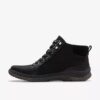 Wasserdichte Chelsea Boots „Orlene Top“ aus schwarzem Leder für Damen