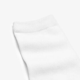 Weiße Crew-Socken