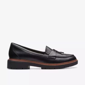 Westlynn Bella Damen-Loafer aus schwarzem Leder