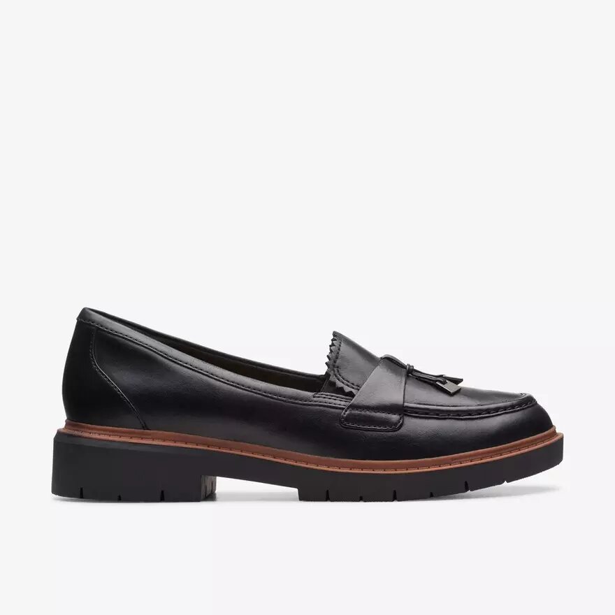 Westlynn Bella Damen-Loafer aus schwarzem Leder Westlynn Bella Damen-Loafer aus schwarzem Leder