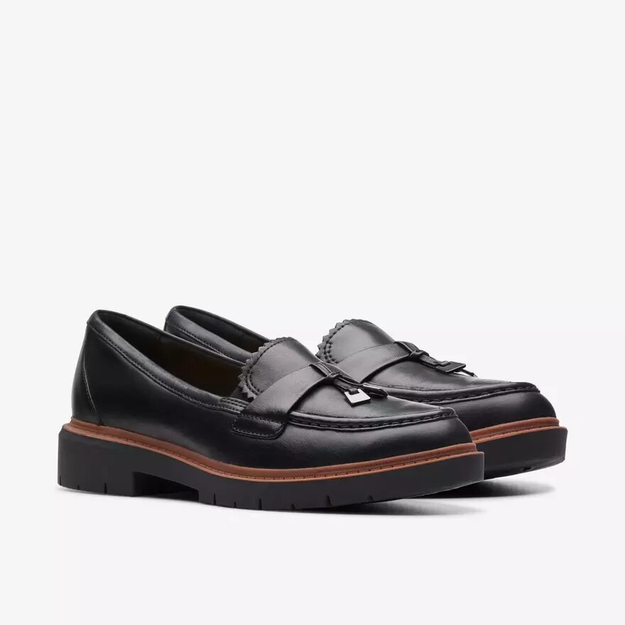 Westlynn Bella Damen-Loafer aus schwarzem Leder Westlynn Bella Damen-Loafer aus schwarzem Leder