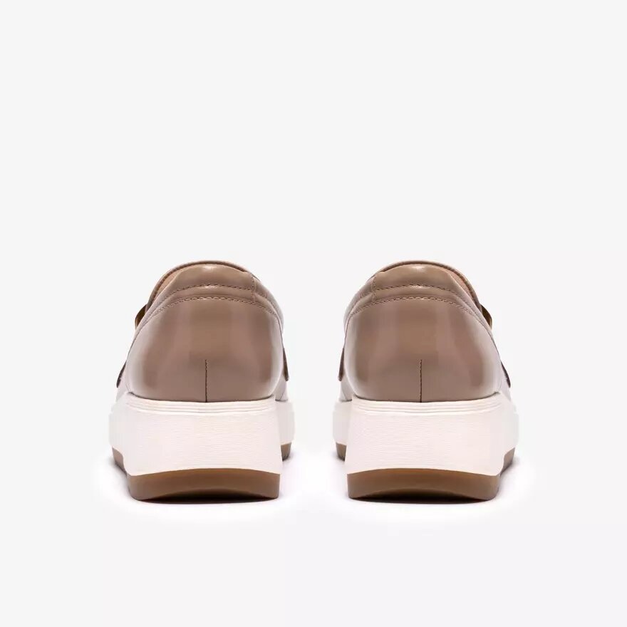 Zylah May Loafer für Damen aus taupefarbenem Leder, US-Größen Zylah May Loafer für Damen aus taupefarbenem Leder, US-Größen