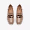 Zylah May Loafer für Damen aus taupefarbenem Leder, US-Größen Zylah May Loafer für Damen aus taupefarbenem Leder, US-Größen